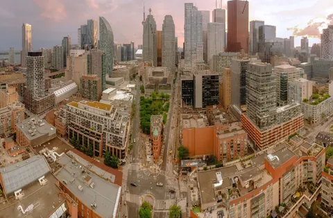 Aerial City 4K Wallpaper · aerial · 3840×2511