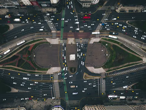 Aerial City 4K Wallpaper · aerial · 3840×2880