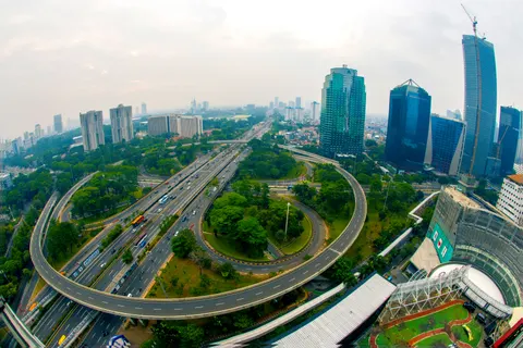 Aerial City 4K Wallpaper · aerial · 3840×2560