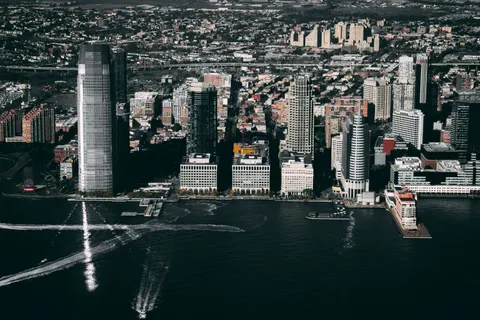 Aerial City 4K Wallpaper · aerial · 3840×2560