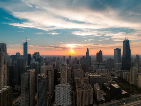 Aerial City 4K Wallpaper · aerial · 3840×2880