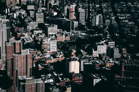 Aerial City 4K Wallpaper · aerial · 3840×2560