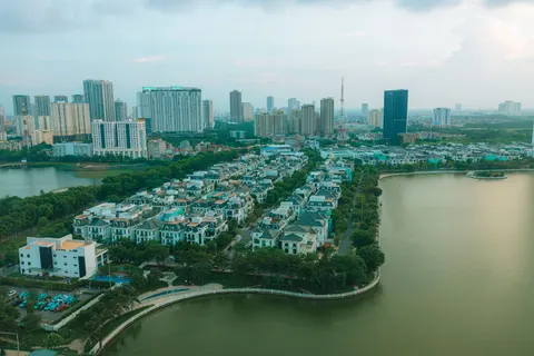 Aerial City 4K Wallpaper · aerial · 3840×2560