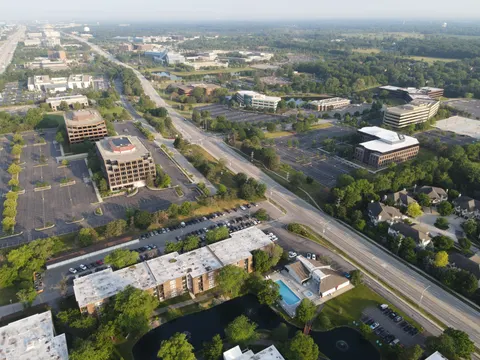 Aerial City 4K Wallpaper · aerial · 3840×2880