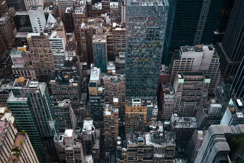Aerial City 4K Wallpaper · aerial · 3840×2560