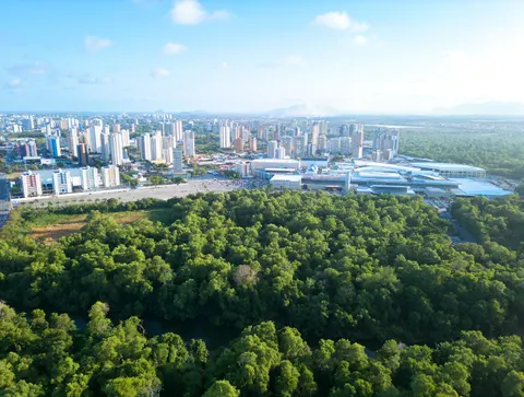 Aerial City 4K Wallpaper · aerial · 3840×2903