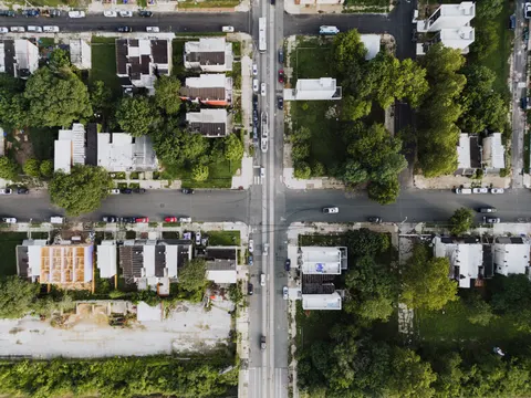 Aerial City 4K Wallpaper · aerial · 3840×2880
