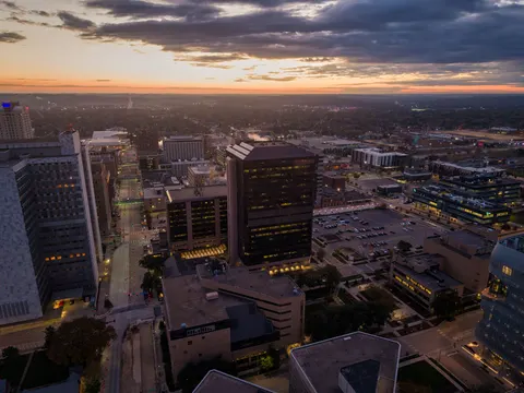 Aerial City 4K Wallpaper · aerial · 3840×2880