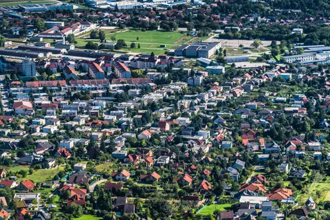 Aerial City 4K Wallpaper · aerial · 3840×2561