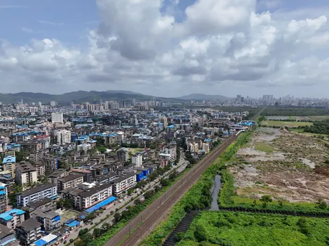 Aerial City 4K Wallpaper · aerial · 3840×2880