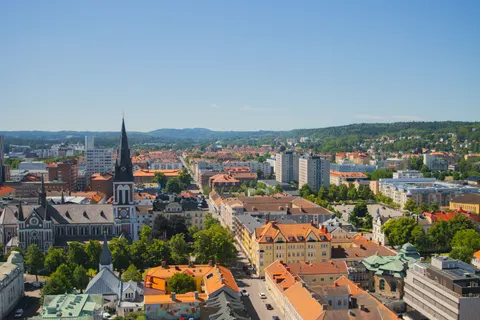 Aerial City 4K Wallpaper · aerial · 3840×2560