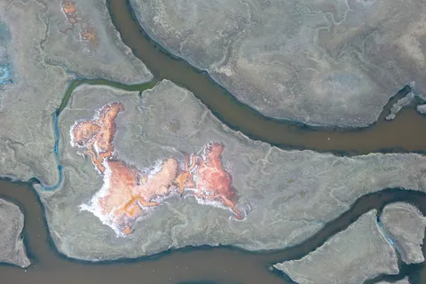 Aerial River 4K Wallpaper · aerial · 3840×2560