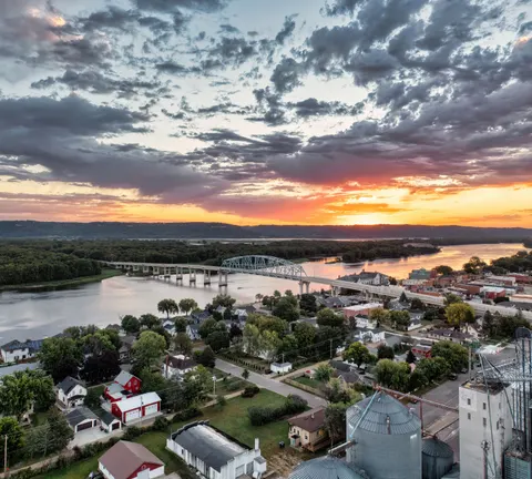 Aerial River 4K Wallpaper · aerial · 3840×3458
