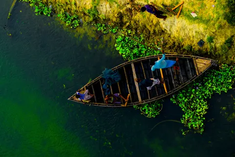 Aerial River 4K Wallpaper · aerial · 3840×2560