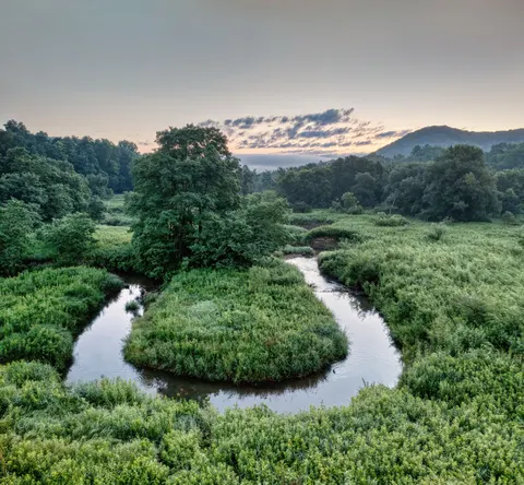 Aerial River 4K Wallpaper · aerial · 3840×3548