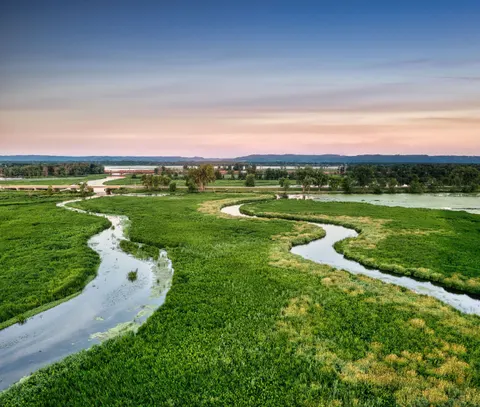 Aerial River 4K Wallpaper · aerial · 3840×3256