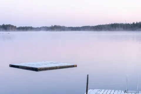 Hình nền Hồ Núi Sương Mù 4K · nature · 3840×2560