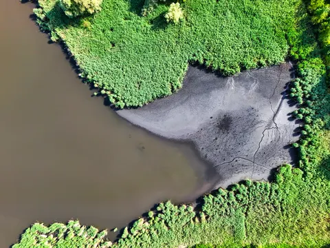 Aerial River 4K Wallpaper · aerial · 3840×2880