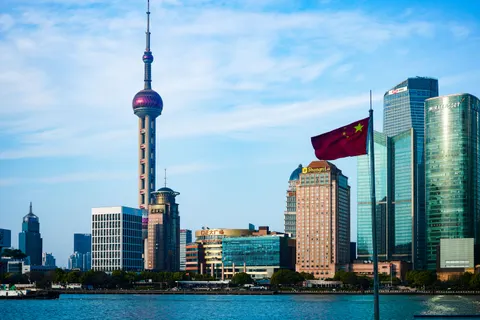 Shanghai bei Nacht 4K Hintergrundbild · city · 3840×2560
