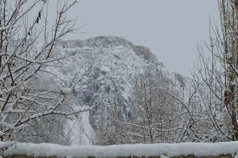 Winter Mountains 4K Wallpaper · winter · 3840×2553