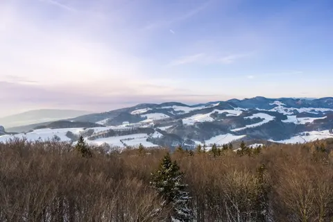 Winter Mountains 4K Wallpaper · winter · 3840×2560