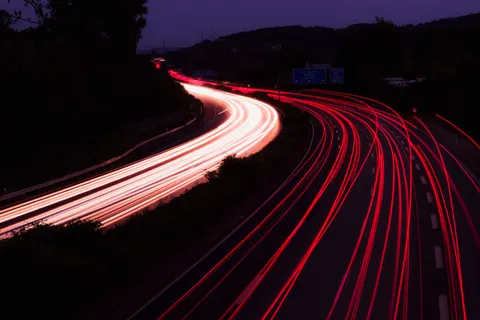 Fond d'écran Traînées de lumière 4K · city · 3840×2560