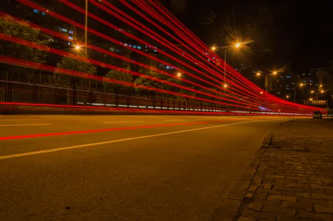 Light Trails 4K Wallpaper · city · 3840×2553