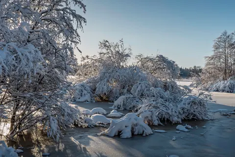 Fond d'écran Neige d'hiver 4K · nature · 3840×2560