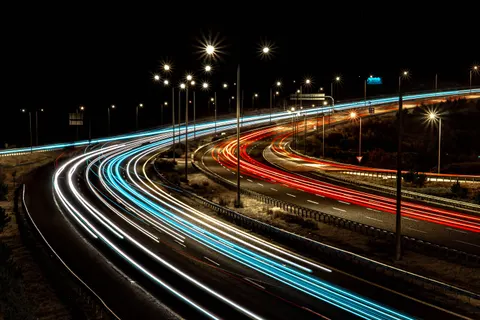 Light Trails 4K Wallpaper · city · 3840×2560