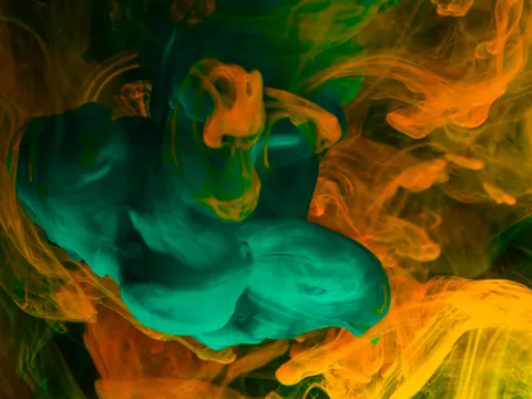 रंगों की भंवर 4K वॉलपेपर · abstract · 3840×2880