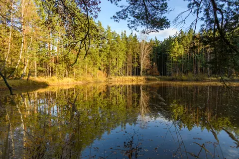 Autumn Lake 4K Wallpaper · autumn · 3840×2560