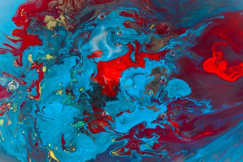 रंगों की भंवर 4K वॉलपेपर · abstract · 3840×2560
