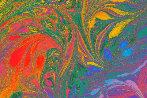 रंगों की भंवर 4K वॉलपेपर · abstract · 3840×2560