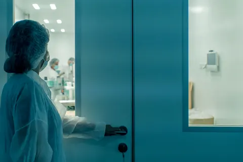 Server Room 4K Wallpaper · technology · 3840×2561