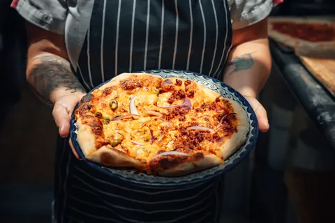 Pizza 4K Wallpaper · food · 3840×2560