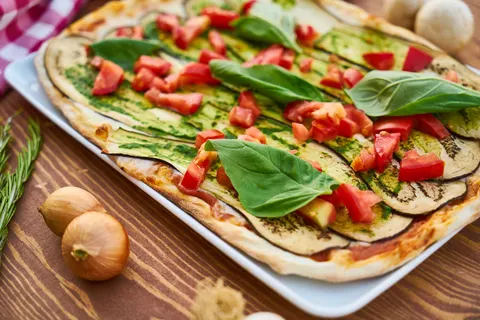 Pizza 4K Wallpaper · food · 3840×2561