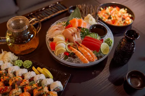 Sushi 4K Wallpaper · food · 3840×2561