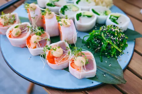 Sushi 4K Wallpaper · food · 3840×2561