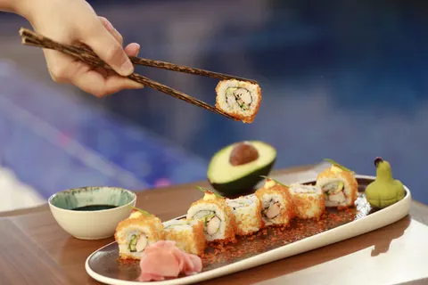 Sushi 4K Wallpaper · food · 3840×2560
