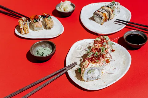 Sushi 4K Wallpaper · food · 3840×2561