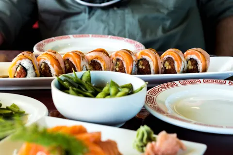 Sushi 4K Wallpaper · food · 3840×2560