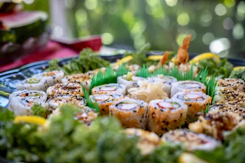 Sushi 4K Wallpaper · food · 3840×2560
