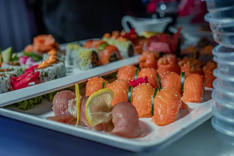 Sushi 4K Wallpaper · food · 3840×2560