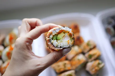 Sushi 4K Wallpaper · food · 3840×2561
