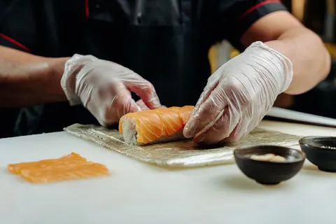 Sushi 4K Wallpaper · food · 3840×2561