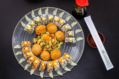 Sushi 4K Wallpaper · food · 3840×2560