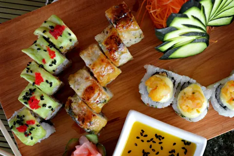 Sushi 4K Wallpaper · food · 3840×2560