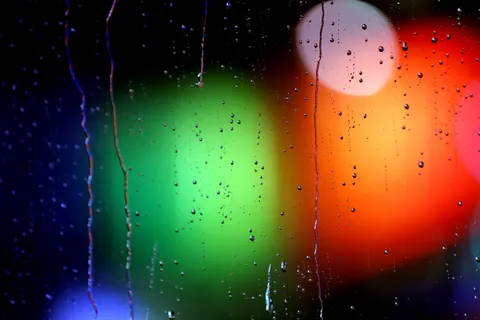 Fondo de pantalla Gotas de lluvia 4K · nature · 3840×2561