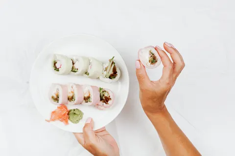 Sushi 4K Wallpaper · food · 3840×2560