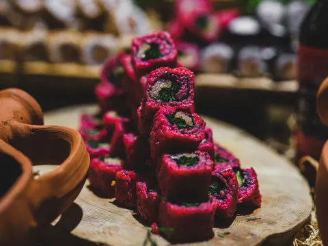 Sushi 4K Wallpaper · food · 3840×2880